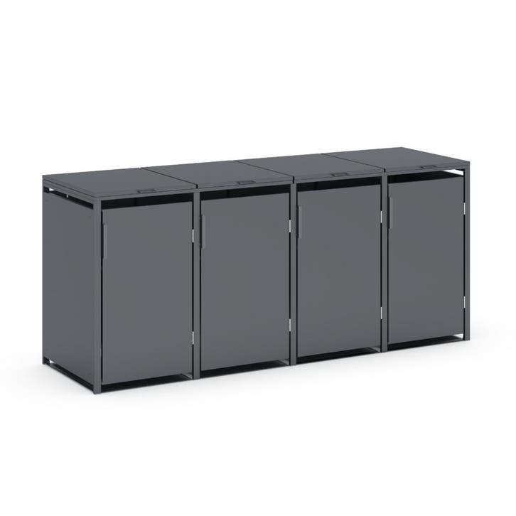 Container berging staal Holten 4 containers, Jardin & Terrasse, Stockage & Armoires de jardin, Envoi
