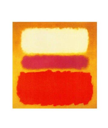 Mark Rothko - “White Cloud Over Purple, 1957”.