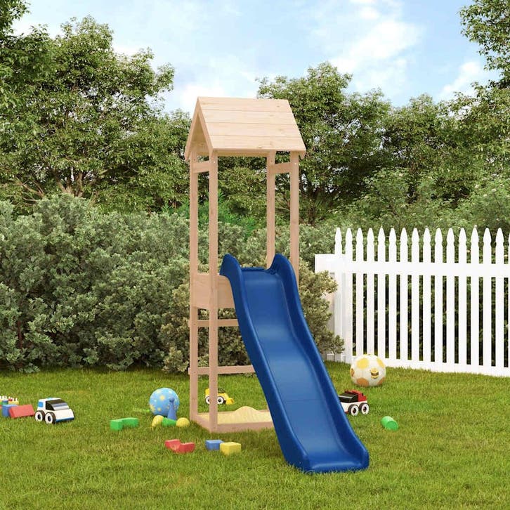 vidaXL Speelhuis massief grenenhout, Kinderen en Baby's, Speelgoed | Buiten | Speeltoestellen, Nieuw, Verzenden