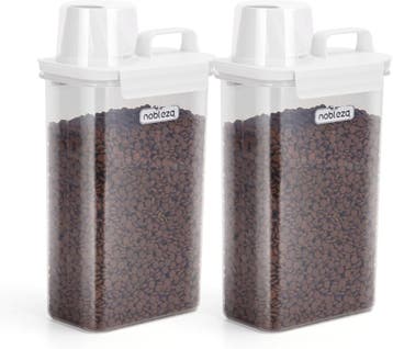 Voerton - Voedselcontainer - Voercontainer - 2,5L - Transpar, Dieren en Toebehoren, Verzenden