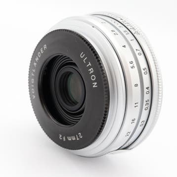 Voigtlander Ultron 27mm F/2 Fujifilm X zilver | Tweedehands, Verzenden, Zo goed als nieuw