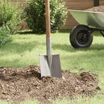 vidaXL Schep Hoofd 4 pcs Zilver 43 x 17 cm Gepoedercoat, Verzenden, Nieuw