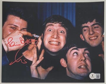 The Beatles - Pete Best - Foto gesigneerd door Pete Best -, CD & DVD