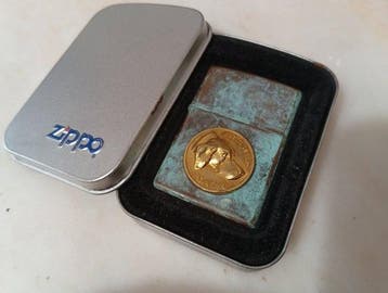 Zippo, Zippo – Pointer (1991 VII) - Factory Aged Brass with, Collections