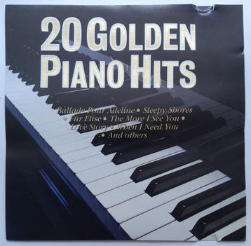 Unknown Artist - 20 Golden Piano Hits, Verzenden
