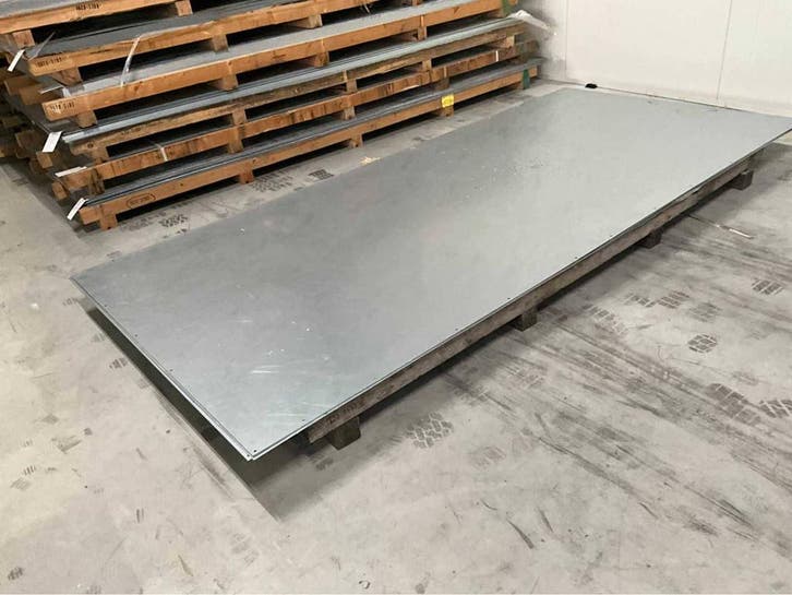 Veiling: Staalplaten 4 stuks, Tuin en Terras, Zitmaaiers, Ophalen