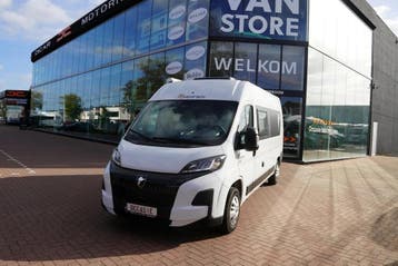 Dreamer Fun D55 slechts 9483 km, trekhaak, twinbedden 09377, Buscamper of Camperbus