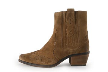 Manfield Cowboy laarzen in maat 38 Cognac, Kleding | Dames, Schoenen, Overige kleuren, Verzenden, Zo goed als nieuw, Manfield