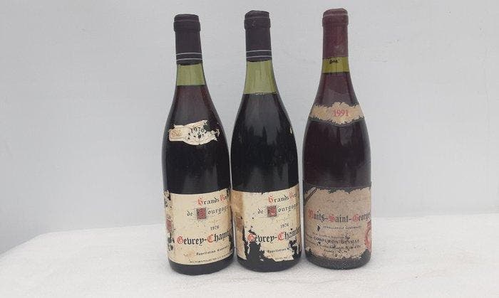 1976 Grands Vins de Bourgogne, Gevrey-Chambertin & 1991, Collections, Vins