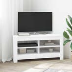 vidaXL HoekTVKabinet Wit 102 x 40,5 x 45 cm Bewerkt hout, Huis en Inrichting, Kasten |Televisiemeubels, Verzenden, Nieuw