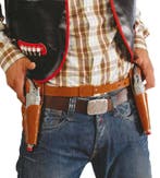 Cowboy Holsters met Pistolen, Verzenden, Nieuw