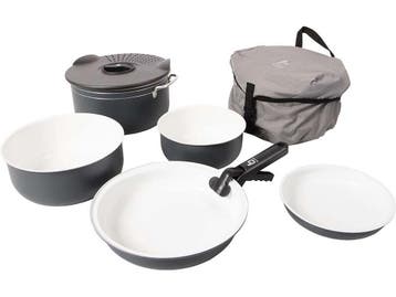 Bo-Camp - Pannenset - 7-Delig - Keramische coating -, Verzenden