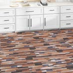 vidaXL Vloerplanken 18 pcs Multikleur 2,51 m² PVC, Verzenden, Nieuw
