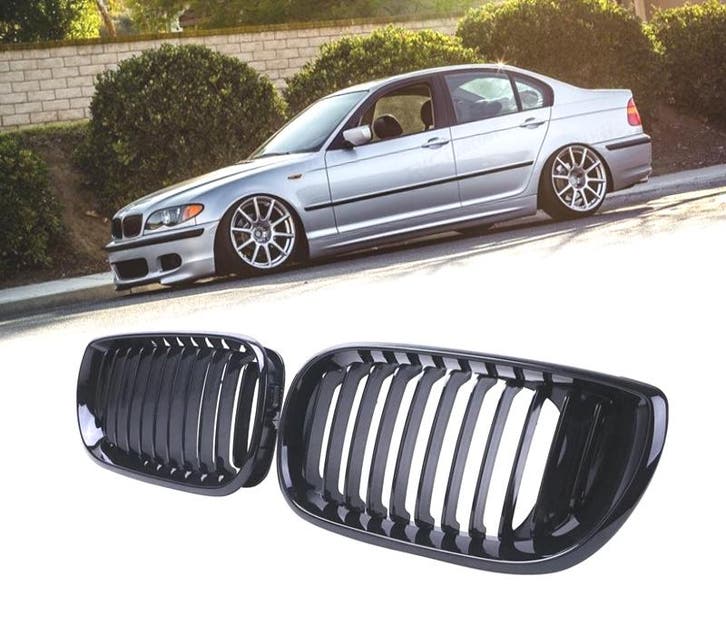CALANDRE BMW E46 BERLINE TOURING 01-05 NOIR BRILLANT, Autos : Pièces & Accessoires, Carrosserie & Tôlerie, Envoi