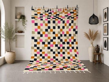 Berber, Authentique tapis berbère Beni Ouarain – Fait main, Maison & Meubles