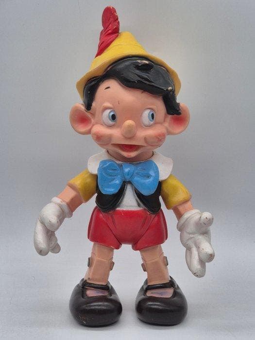 Walt Disney – Vintage Pinocchio Figur – Ledraplastic /, Collections, Disney