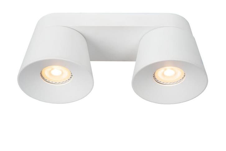 Lucide TRIGONO - Plafondspot - 2xGU10 - Wit -, Huis en Inrichting, Lampen | Spots, Nieuw, Verzenden