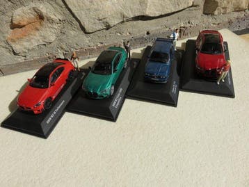 Solido 1:43 - Model sportwagen (8) - 4 BMW survitaminées :