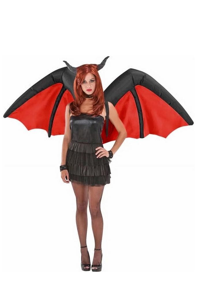 KIMU® Opblaas Kostuum Vleugels Vleermuis Opblaasbaar Pak Vle, Kleding | Dames, Carnavalskleding en Feestkleding, Nieuw, Ophalen of Verzenden