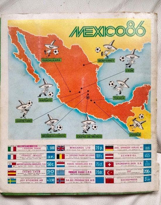 1986 Panini Mexico 86 World Cup Diego Maradona, Gary, Verzamelen, Stickers