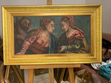 Italiaanse school (XIX) - Matrone romane