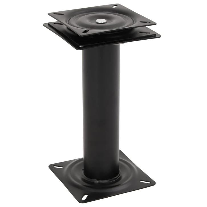 vidaXL Bootstoelpoot met 360° draaiplateau staal, Sports nautiques & Bateaux, Accessoires navigation, Envoi