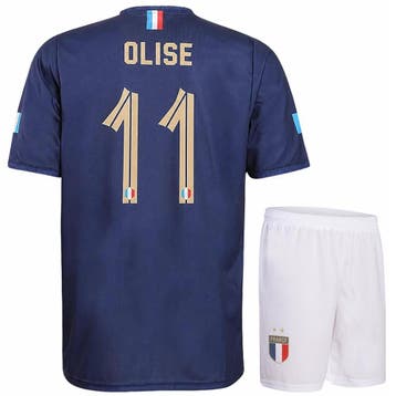 Kingdo Olise Frankrijk Voetbaltenue Thuis - WK 2026 - Kind, Verzenden, Nieuw, Bal