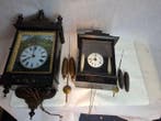 Wandklok - Hout, Messing - 1850-1900 - Twee schwarzwalder, Antiquités & Art