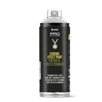 MTN PRO Chroom Verf Spray Zilver 400ml, Nieuw