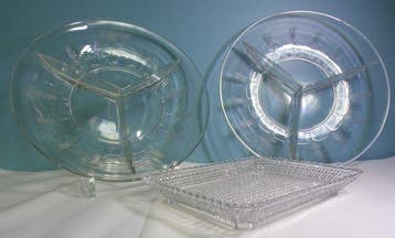 Val Saint Lambert - Charles Graffart - Schaal (3) - Glas -