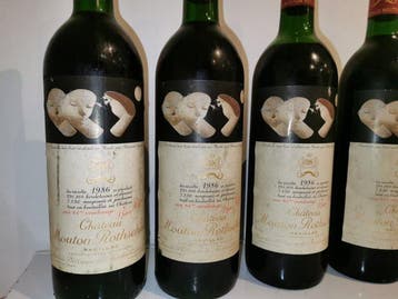 1986 Chateau Mouton Rothschild - Pauillac 1er Grand Cru, Verzamelen, Nieuw