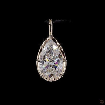 Pendentif - 14 carats Or jaune - 8.05ct. tw. Diamant