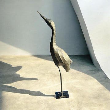 Decoratief ornament - Spanje - Beeld van een reiger