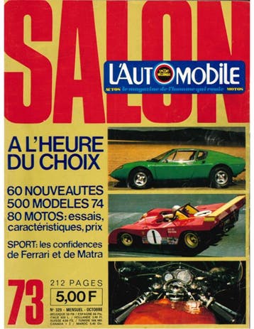 1973 LAUTOMOBILE MAGAZINE 329 FRANS