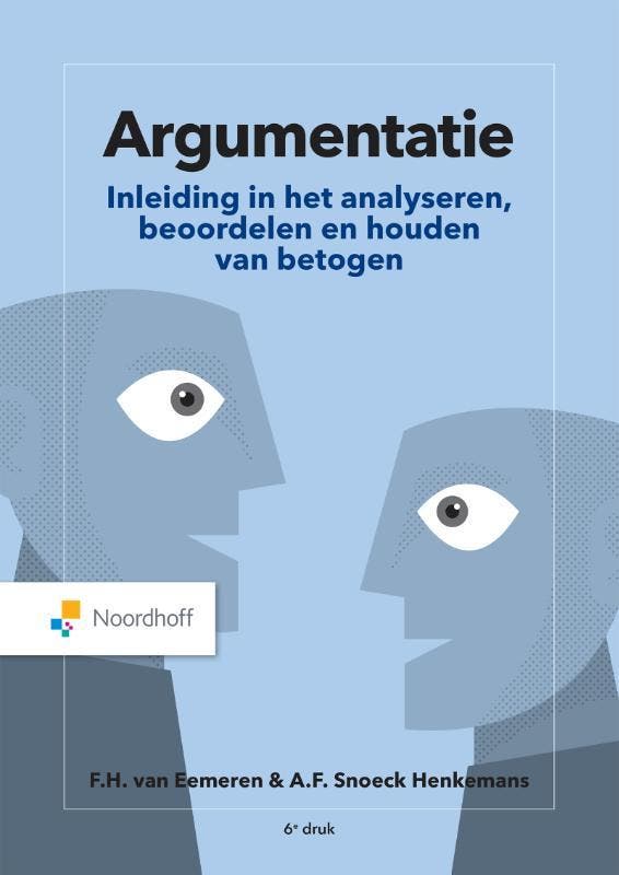Argumentatie 9789001751340 F.H. van Eemeren, Boeken, Wetenschap, Zo goed als nieuw, Verzenden