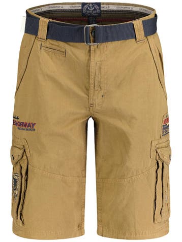 Geographical Norway Korte Broek Poudre Bruin, Verzenden