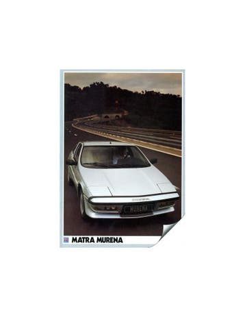1983 MATRA MURENA BROCHURE NEDERLANDS, Ophalen of Verzenden, Nieuw