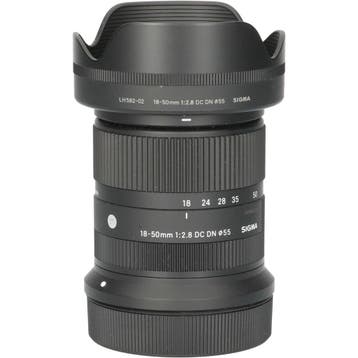 Sigma 18-50mm f/2.8 DC DN Contemporary Canon RF CM7803, Ophalen of Verzenden, Gebruikt, Overige typen, Zoom