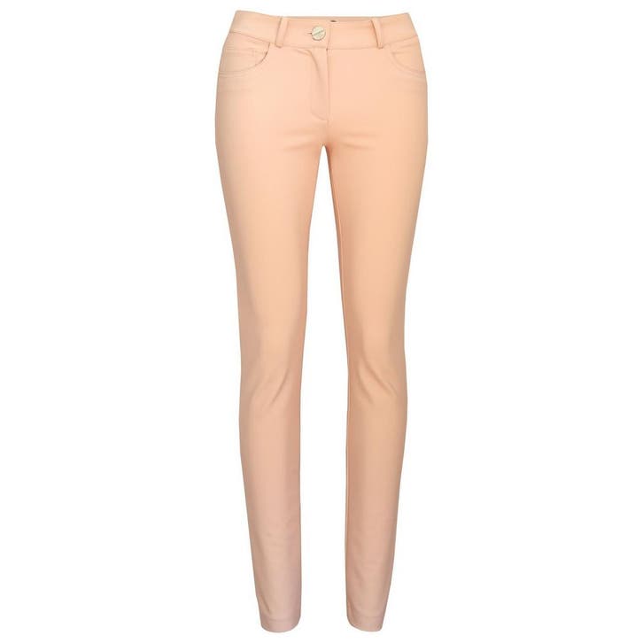 Elisabetta Franchi • zalm roze pantalon • 34 (IT40), Kleding | Dames, Broeken en Pantalons, Roze, Nieuw, Maat 42/44 (L), Verzenden