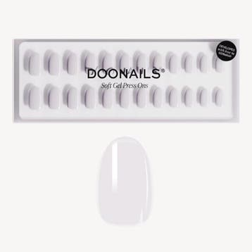 Doonails - Soft Gel Press Ons - Soft Lilac Short Round, Verzenden, Nieuw