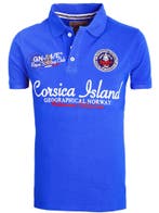 Geographical Norway Polo Shirt Kobalt Corsica Island Kulampo, Kleding | Heren, Verzenden, Nieuw