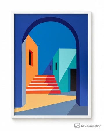 Nelson F. León - Bajo el Arco Azul XL