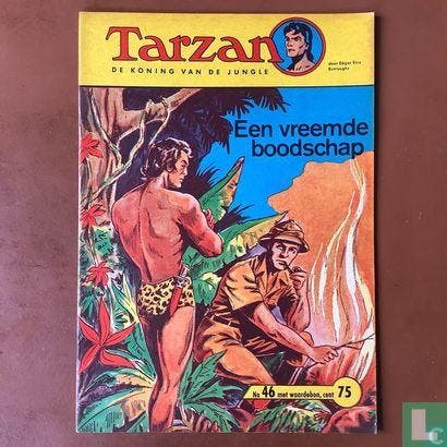 Tarzan - Een vreemde boodschap - 1962, Boeken, Strips | Comics, Europa, Zo goed als nieuw, Eén comic, Verzenden