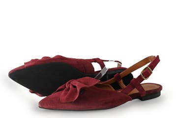 Manfield Ballerinas in maat 39 Rood, Kleding | Dames, Verzenden, Ballerina's, Manfield, Gedragen