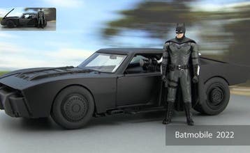 Jada Toys 1:18 - Modelauto (2) - Batmobile Filme The Batman, Nieuw