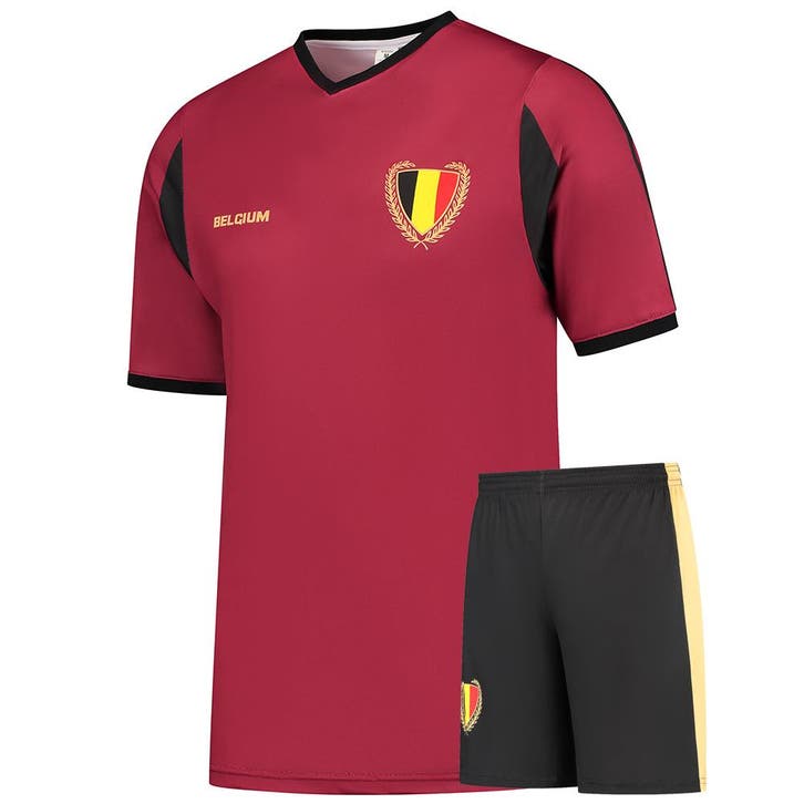 Kingdo Belgie Voetbaltenue Thuis - Eigen Naam - 2024-2026 -, Sport en Fitness, Voetbal, Bal, Nieuw, Verzenden