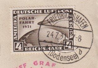 Duitse Rijk 1931 - Duits Reich Polairetocht met Zeppelin LZ, Postzegels en Munten, Postzegels | Europa | Duitsland