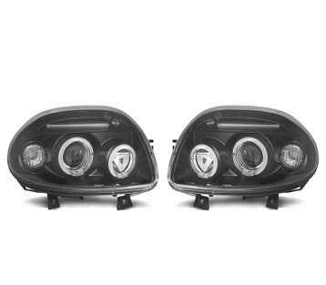 PHARES RENAULT CLIO I 98-01 ANGEL EYES NOIR, Autos : Pièces & Accessoires, Verzenden