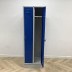 Garderobe/lockerkast 2 deurs, met hang en leg (hxbxd), Gebruikt