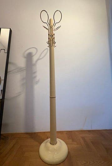 Kapstok - Verguld messing - Belgo Crom-stijl, Antiek en Kunst, Curiosa en Brocante